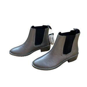 EMU Australia Ellin Waterproof Rainboot Silver Size 7 Fall Metallic